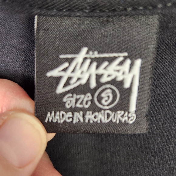 Rare NWOT Stussy International 1980 Blur Tee In Black Streetwear Small #0592 - Picture 7 of 8